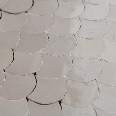 Fish Scale Moroccan Zellige Mosaic (Colorway B) | 811