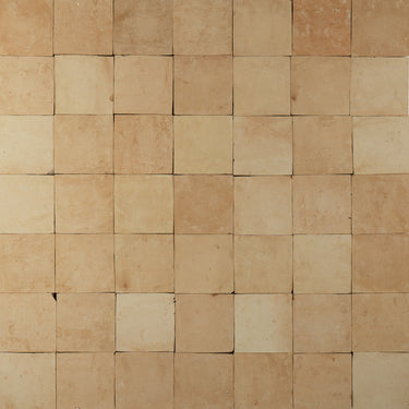 Handmade Moroccan Zellige 4x4 Raw Terracotta Tile