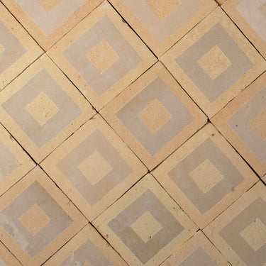 Baroque Classic 4x4 Cotton White Zellige Tile