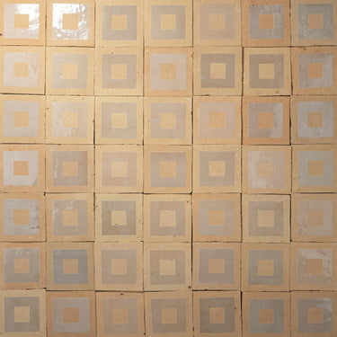 Baroque Classic 4x4 Cotton White Zellige Tile