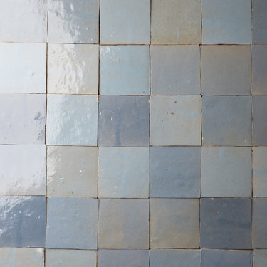 Handmade Moroccan Zellige 4x4 Rusted Grey Terracotta Tile