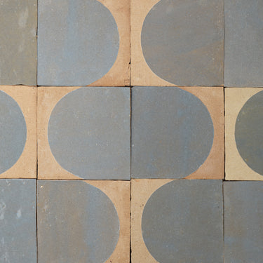 Baroque Arch 4x4 Rusted Grey Zellige Tile