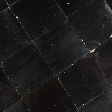 Handmade Moroccan Zellige 4x4 Coal Matte Terracotta Tile