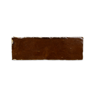 Handmade Moroccan Zellige 2x6 Bitter Bejmat Terracotta Tile