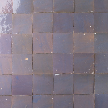 Handmade Moroccan Zellige 4x4 Rotten Plum Terracotta Tile