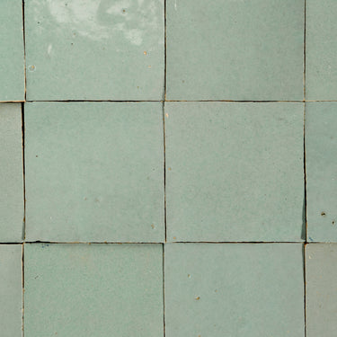 Handmade Moroccan Zellige 4x4 Dirty Martini Terracotta Tile