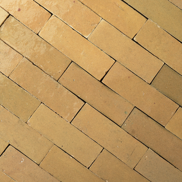Handmade Moroccan Zellige 2x6 Peanut Bejmat Terracotta Tile