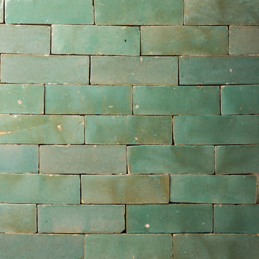 Handmade Moroccan Zellige 2x6 Artichoke Bejmat Terracotta Tile