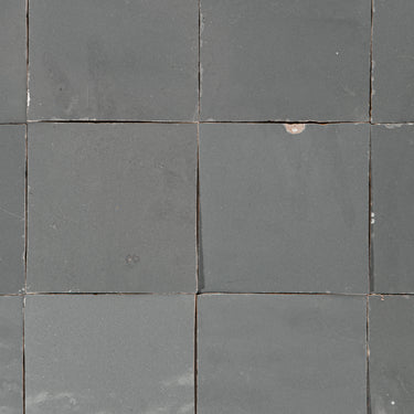 Handmade Moroccan Zellige 4x4 Anchor Grey Terracotta Tile