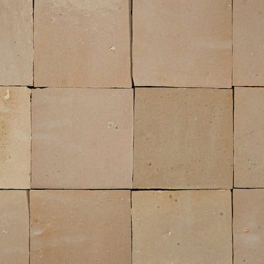 Handmade Moroccan Zellige 4x4 Soil Terracotta Tile