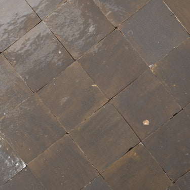 Handmade Moroccan Zellige 4x4 Mellow Rum Terracotta Tile