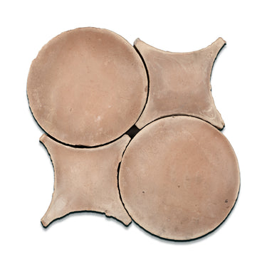 Malaga Peach Círculo 12x12 Terracotta Tile