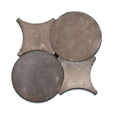 Malaga Truffle Círculo 12x12 Terracotta Tile