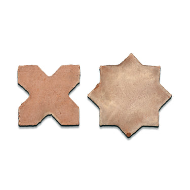 Seville Peach Estrella X 10x10 Terracotta Tile