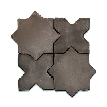 Seville Truffle Estrella X 10x10 Terracotta Tile