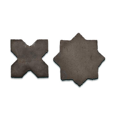 Seville Truffle Estrella X 10x10 Terracotta Tile