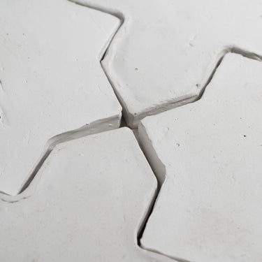 Seville White Estrella X 10x10 Terracotta Tile