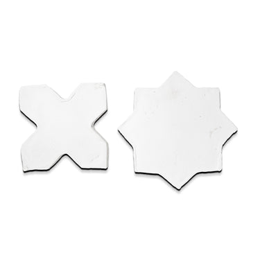 Seville White Estrella X 10x10 Terracotta Tile