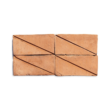 Agres Fawn 10-3/8 x 5-1/4 in Terracotta Tile