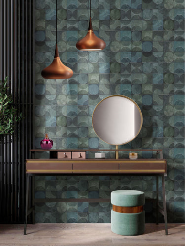 Stardust Eclipse Forest Green Porcelain Tile