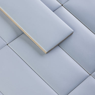 Biscotti 2.25x4.5 Ice Blue Mauve Matte Porcelain Tile