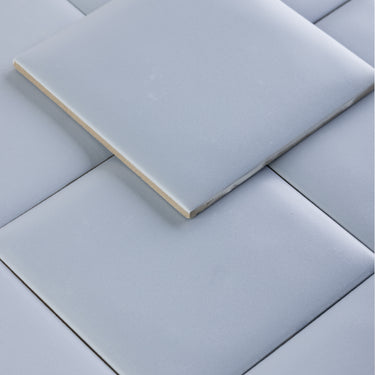 Biscotti 4.5x4.5 Ice Blue Mauve Matte Porcelain Tile