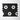 Metro Hex Glossy Black with White Flower Porcelain Mosaic Tile
