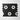 Metro Hex Matte Black with White Flower Porcelain Mosaic Tile
