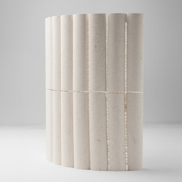 Bamboo Beige Limestone Honed Mosaic Tile