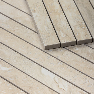 Romano Travertine 1x48 Bastone Porcelain Tile