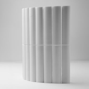 Bamboo Bianco Dolomite Marble Honed Mosaic Tile