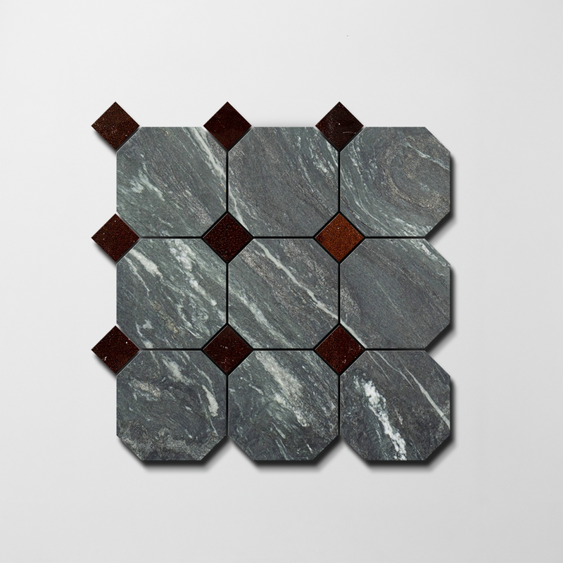 Octagon with Dot Mosaic N°01