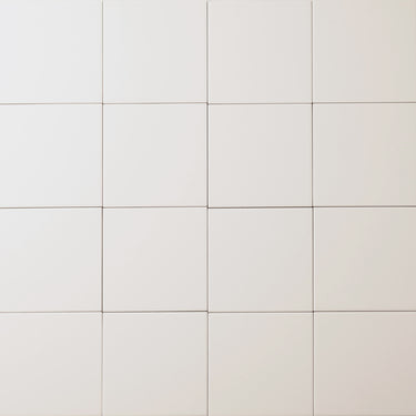Linear Smooth Rope White 5x5 Matte Ceramic Tile