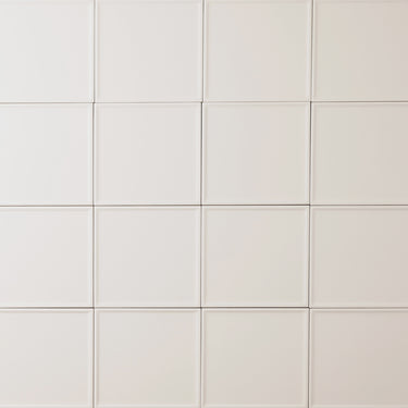 Linear Frame Rope White 5x5 Matte Ceramic Tile