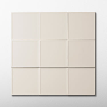 Linear Frame Pear Skin 5x5 Matte Ceramic Tile