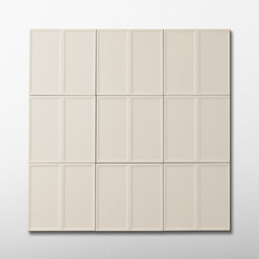 Linear Line Pear Skin 5x5 Matte Ceramic Tile