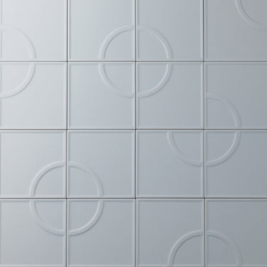 Linear Bow Stonewash 5x5 Matte Ceramic Tile