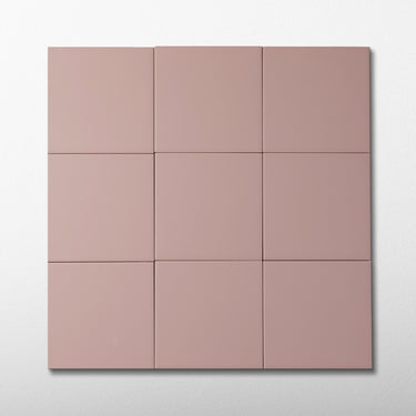 Linear Smooth Withered Clay 5x5 Matte Ceramic Tile