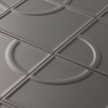 Linear Bow Outer Space 5x5 Matte Ceramic Tile