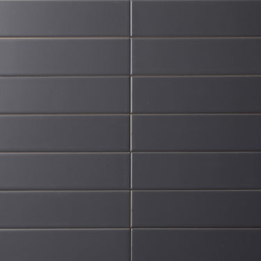 Handmade Brick 2x8 Dark Sepia Matte Subway Tile