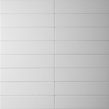 City Brick 2.5x10 Cloud Grey Matte Porcelain Tile