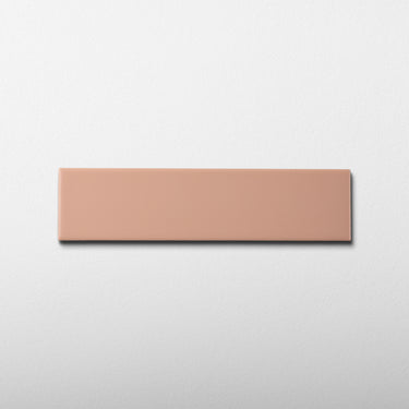 City Brick 2.5x10 Coral Matte Porcelain Tile