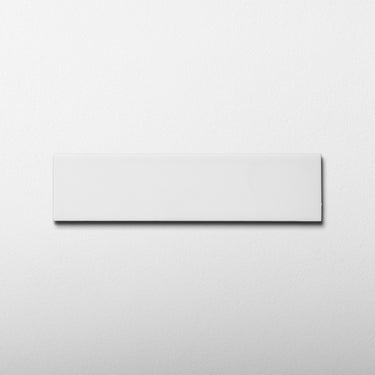 City Brick 2.5x10 Cotton White Matte Porcelain Tile