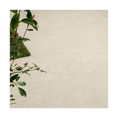 Limestone Cotton White Rectified Porcelain Tile 24x24