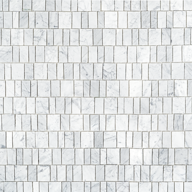 Piano Bianco Carrara Marble Honed Mosaic Tile