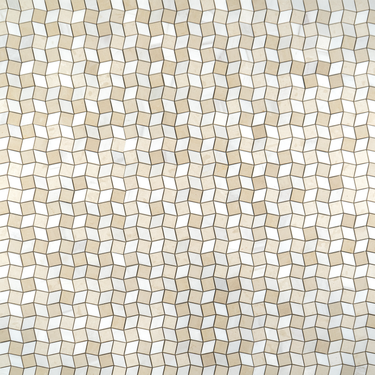 Mosaico Piazza Beige Limestone with Dolomite Marble Honed Mosaic Tile