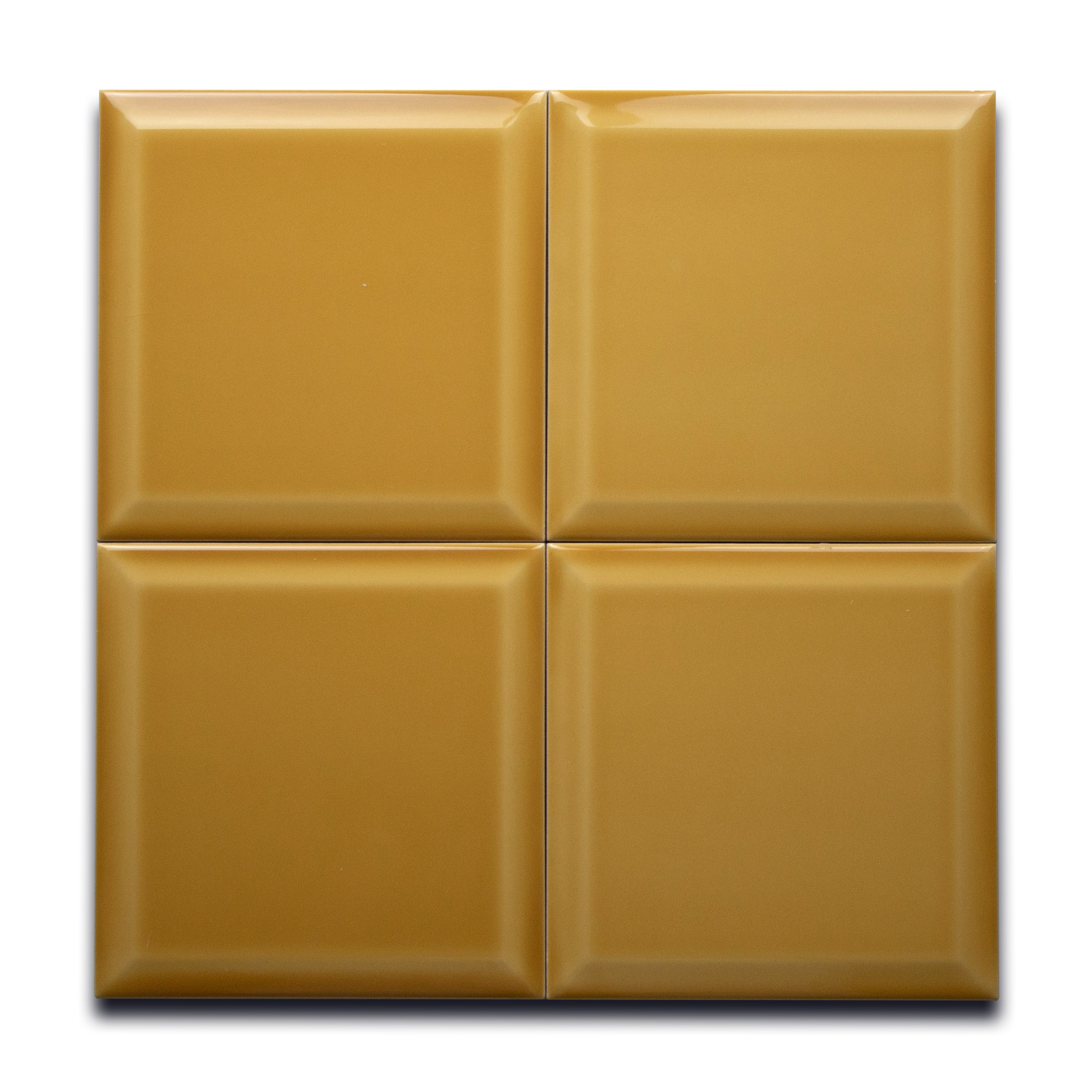 6x6 Block Goldenrod Bevelled