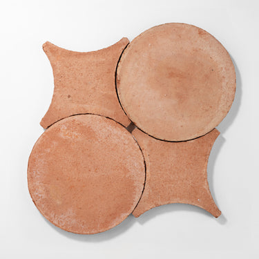 Malaga Red Círculo 12x12 Terracotta Tile