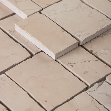 Piano Rosa Perlino Marble Honed Mosaic Tile