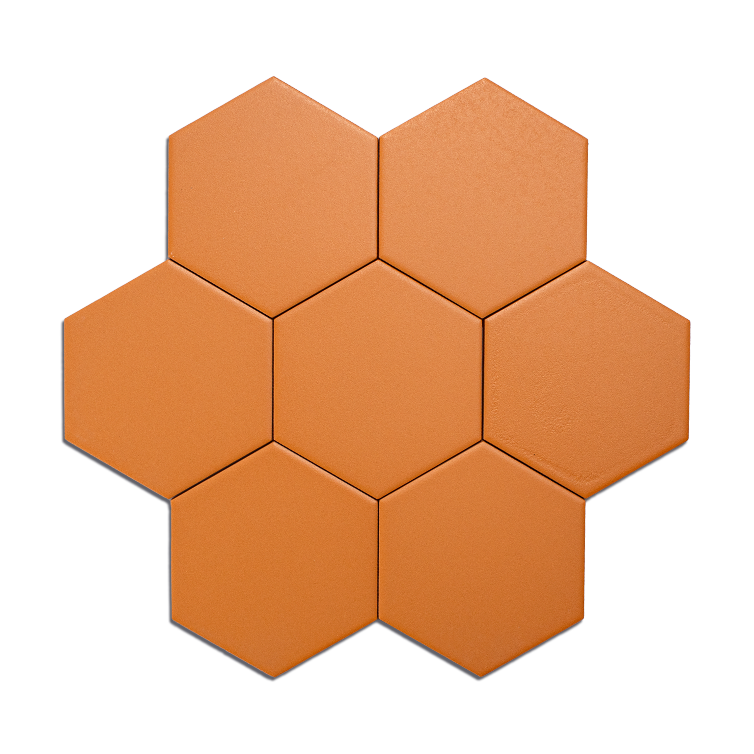 Pastello Hexagon Coral Rose Tile